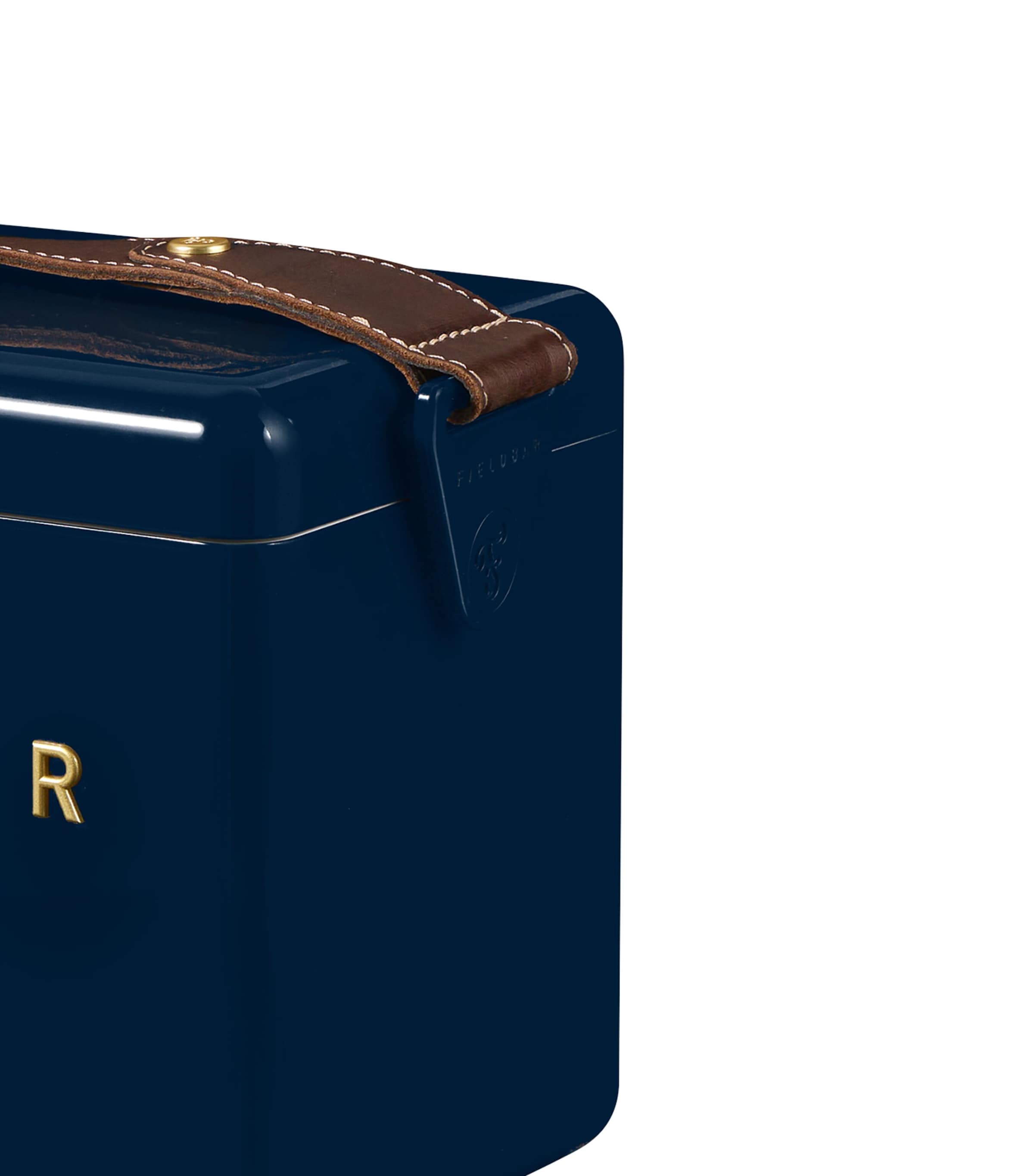 Fieldbar Mini Bar Cooler Box with Leather Sling 4L - British product
