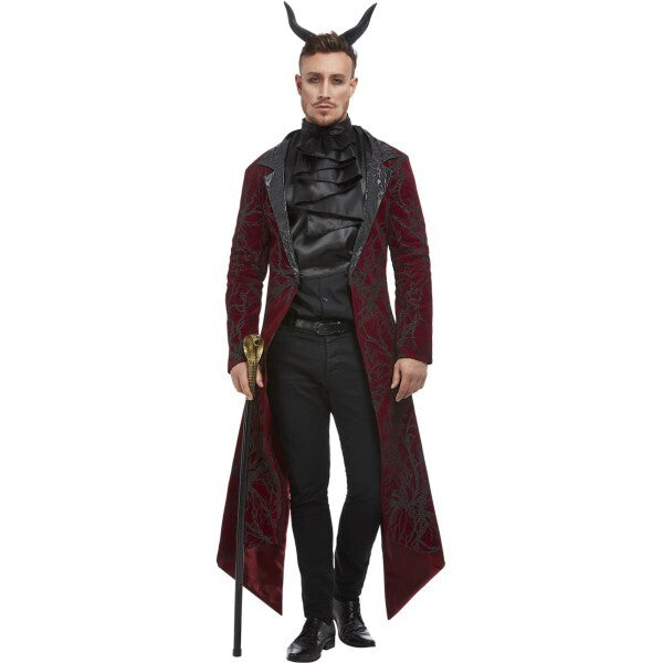 Smiffys Mens Deluxe Devil Costume, Red