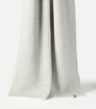 Brunello Cucinelli ribbed cashmere monili detail scarf, UK version