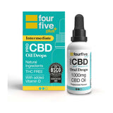 Fourfive CBD Oil 1000mg (BSCG tested) Peppermint flavour 30ml GOODS Boots   