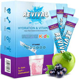 Revival kids multivitamin electrolyte drink apple and black 30 pack, UK version