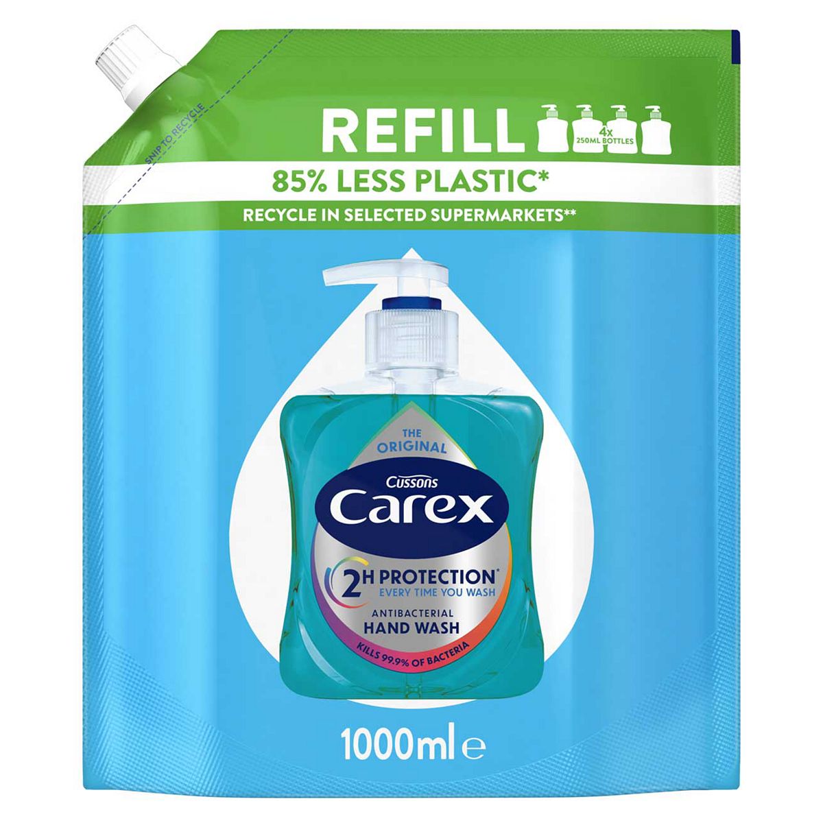 Carex Original Handwash Refill 1000ml GOODS Boots   