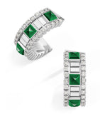 MARLI New York life hoop earrings with agate diamonds (British brand)