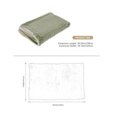 Livingandhome polyester blanket green 230x200 cm - British product