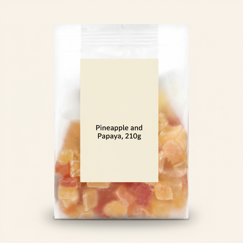 Holland & Barrett Pineapple Papaya Chunks 210g, UK version