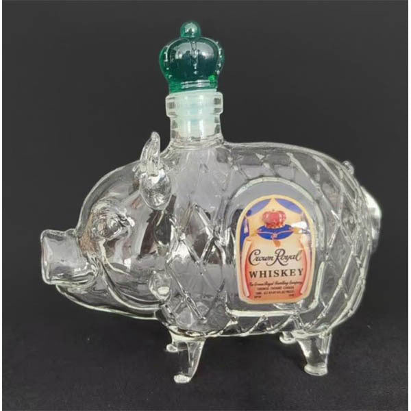 Leaper Creative piggy whiskey bottle 320ml, UK version