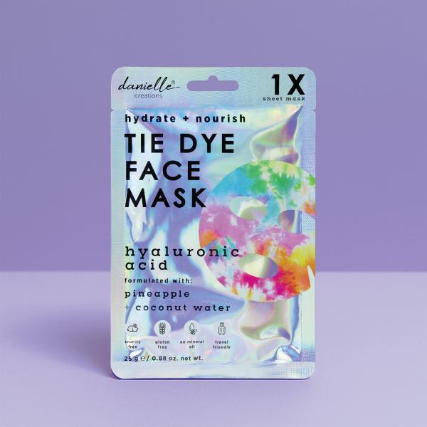 Danielle Creations tie dye hyaluronic acid sheet masks 5 pack - British product