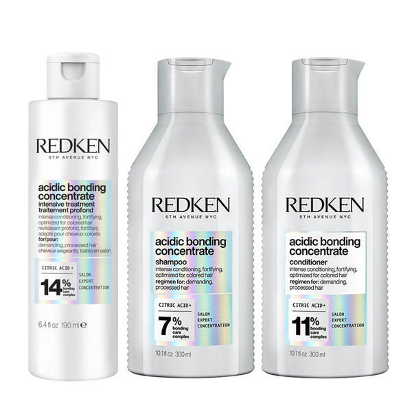 Redken Acidic Bonding Concentrate hair treatment pack (British brand)