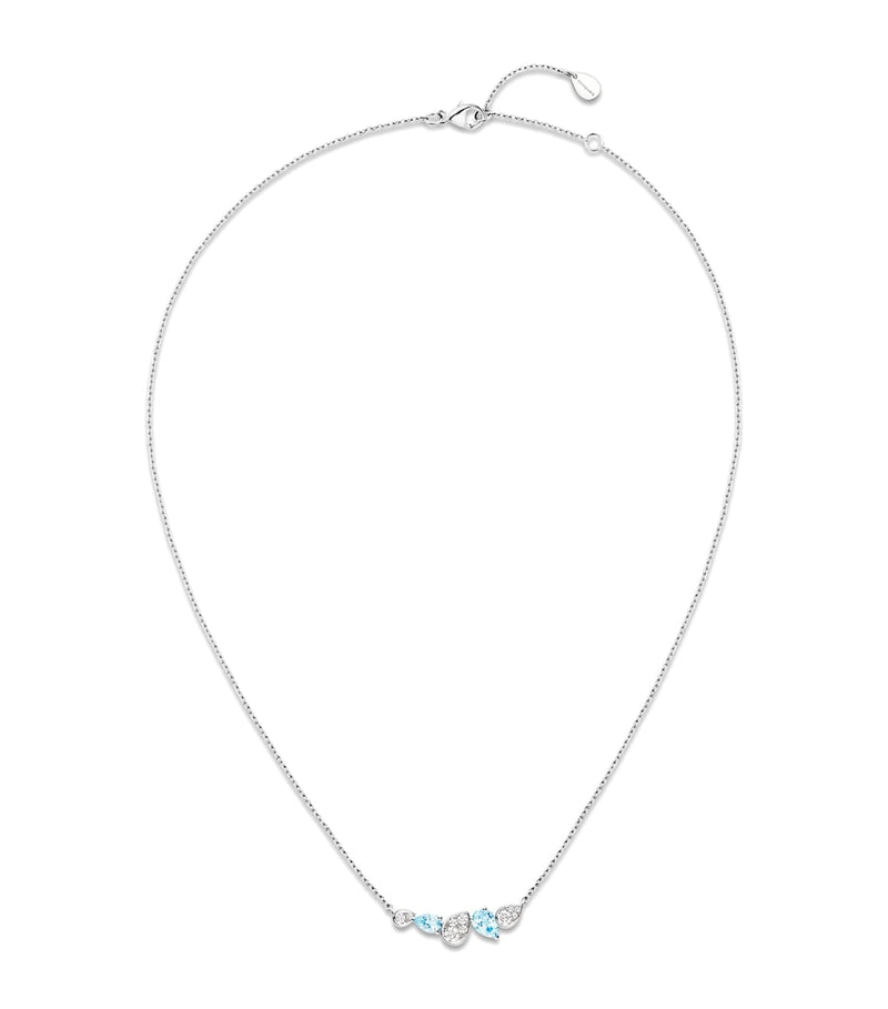 Chaumet Joséphine necklace white gold aquamarine diamonds, UK version