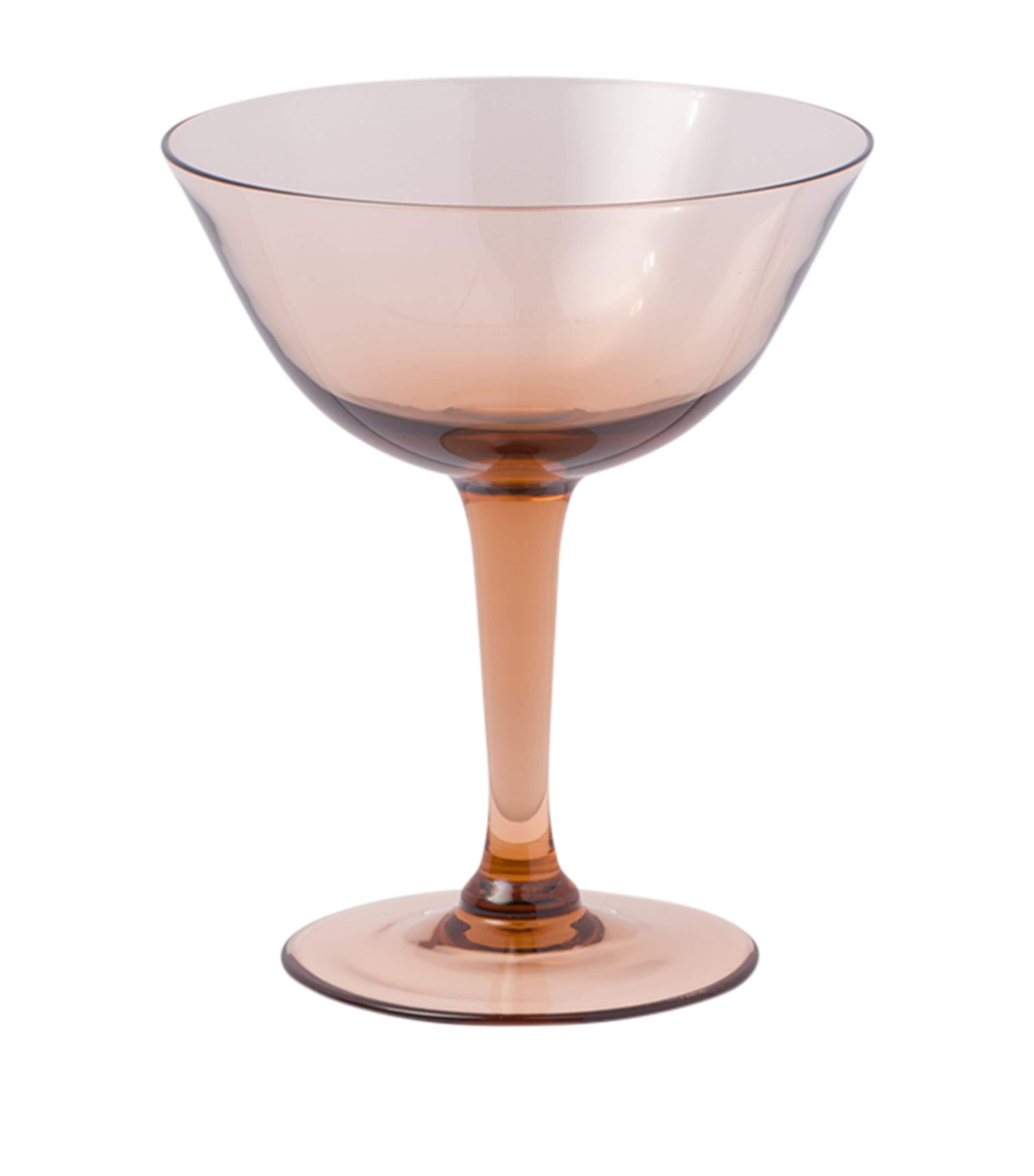 Prada New York inspired Champagne coupes set of 2, imported from the UK