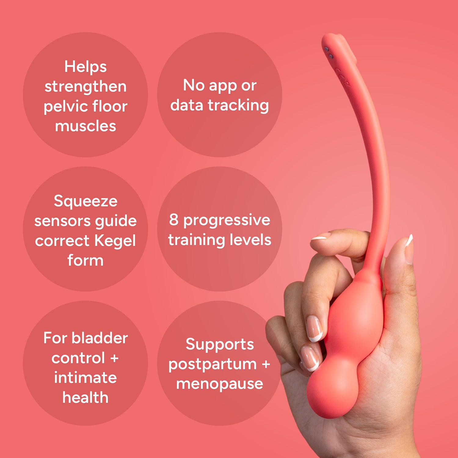 Pelvic Partner pelvic floor trainer, UK version