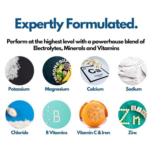 Nutripact Hydra Pact electrolyte supplement 90 capsules (British brand)
