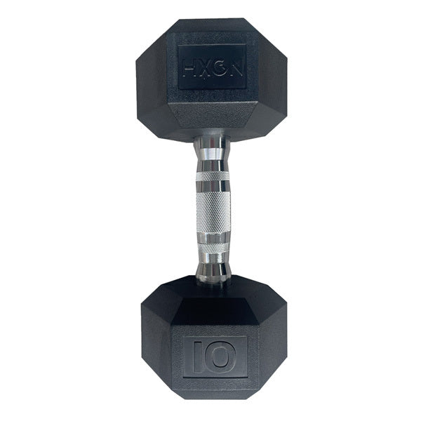 HXGN hex dumbbells pair 2 x 10kg - British product