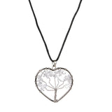 Myga Tree of Life pendant clear quartz (British brand)