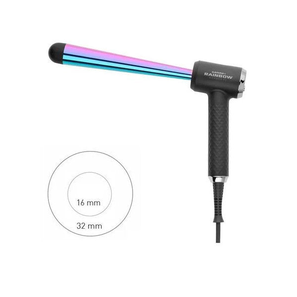 Gamma+ Korner XL curling iron rainbow 32-16mm (British brand)