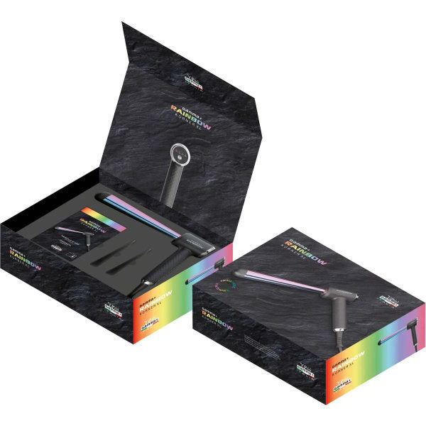 Gamma+ Korner XL curling iron rainbow 32-16mm (British brand)