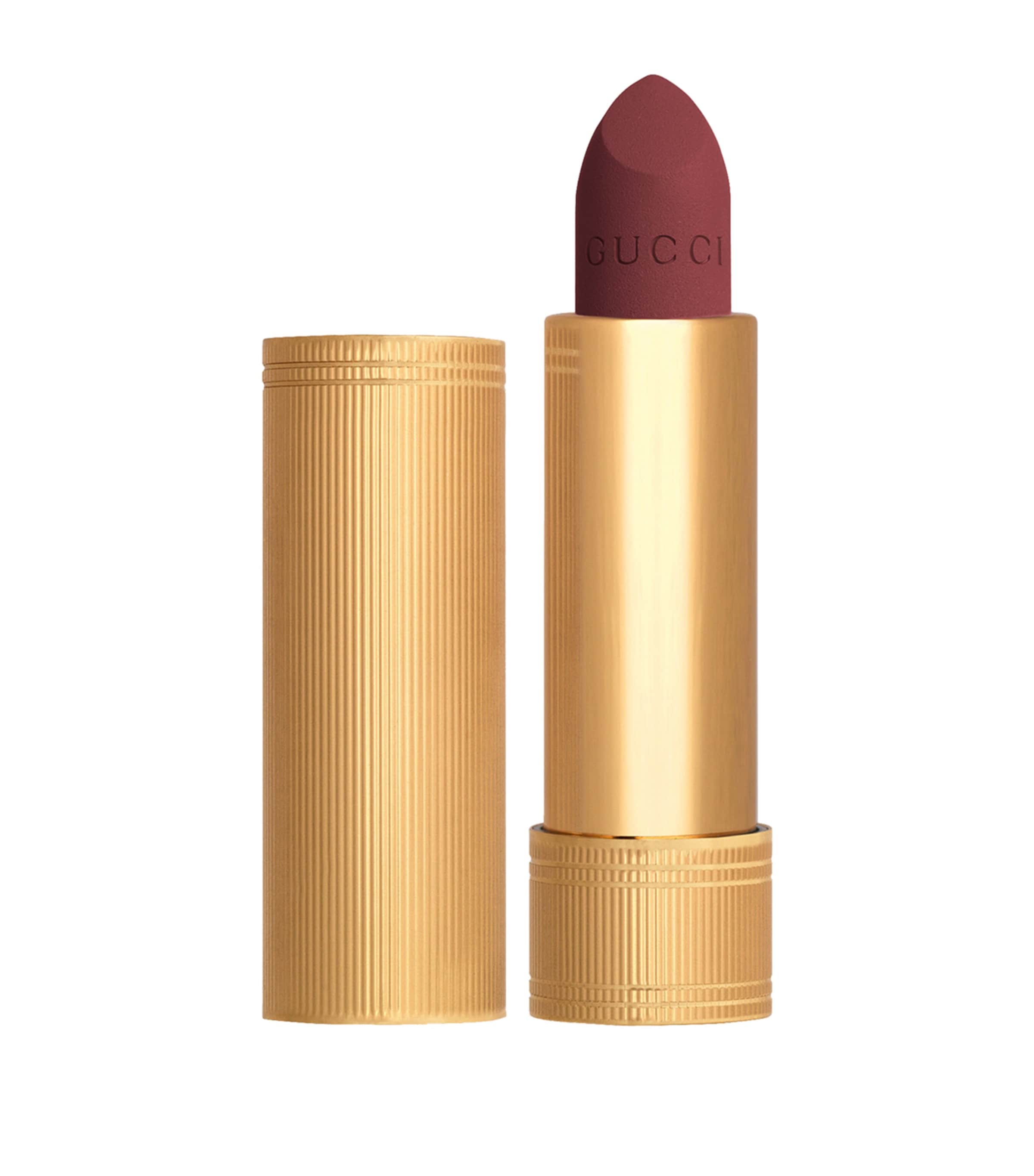 Gucci matte lipstick available in 28 shades, 3.5g tube, imported from the UK