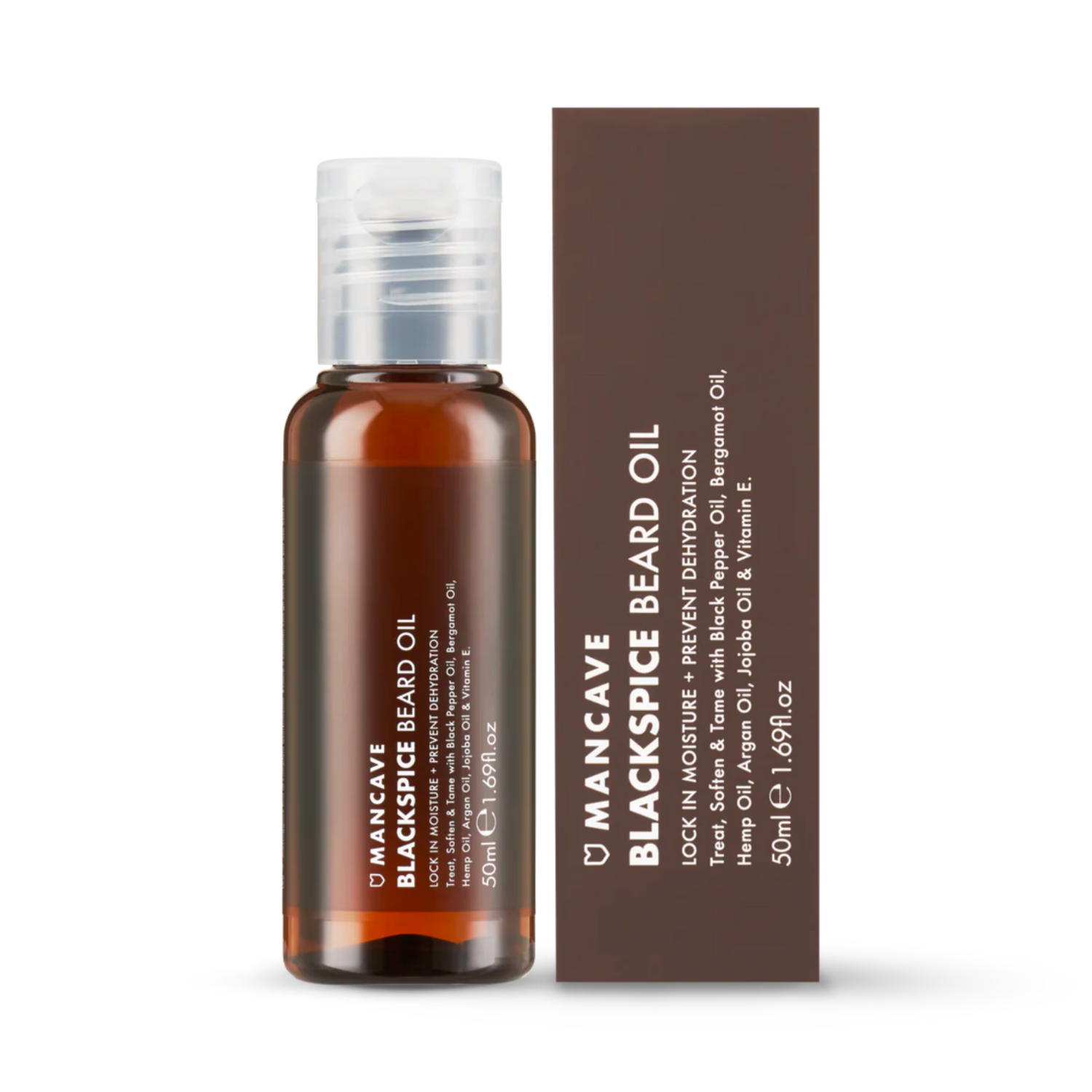 ManCave Blackspice Beard Oil (50ml) (British brand)
