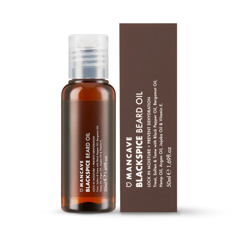 ManCave Blackspice Beard Oil (50ml) (British brand)