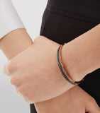 Bvlgari B.zero1 rose gold ceramic bangle, imported from the UK