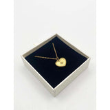 SVNX sparkly heart necklace in gold - British product