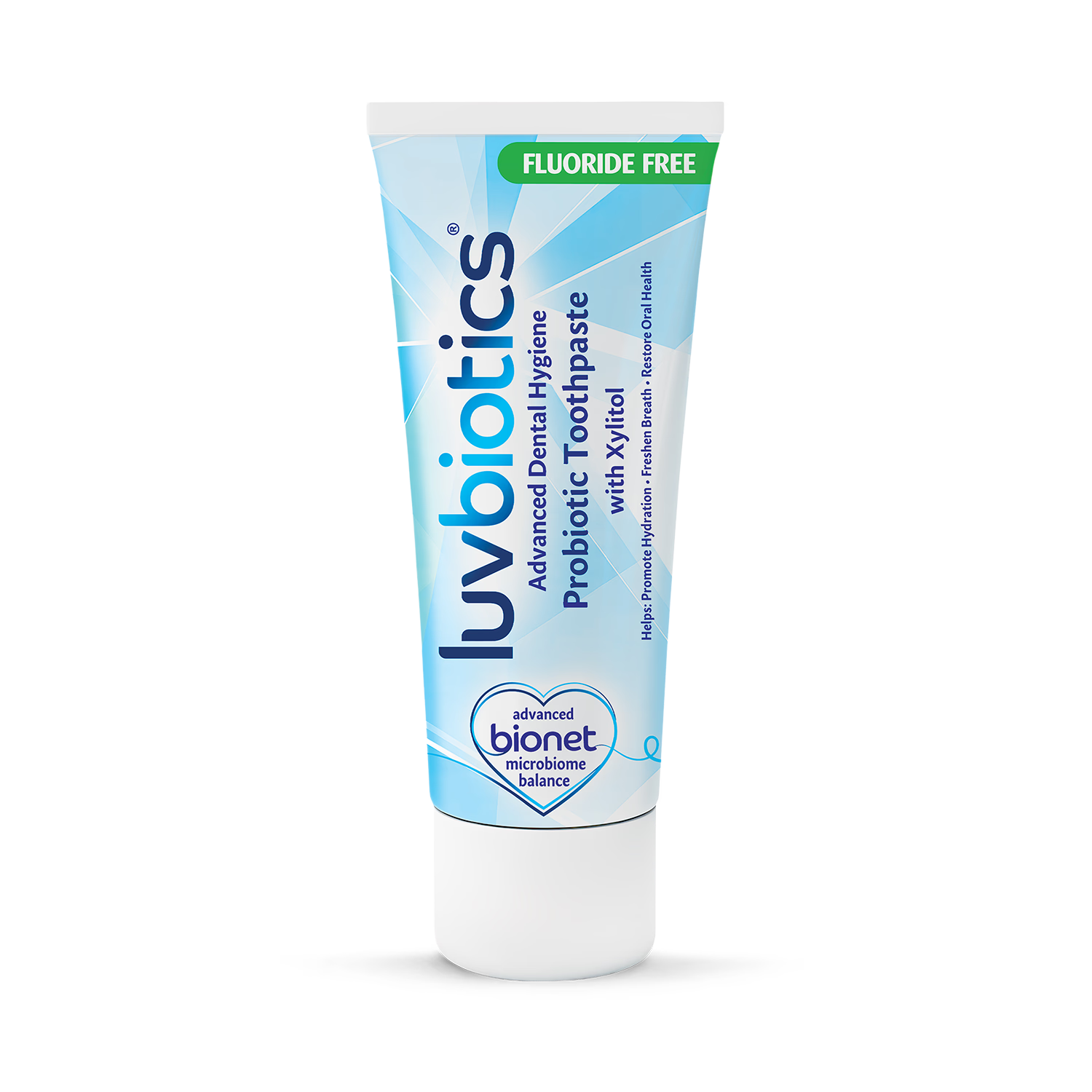 Luvbiotics probiotic fluoride free toothpaste (British brand)