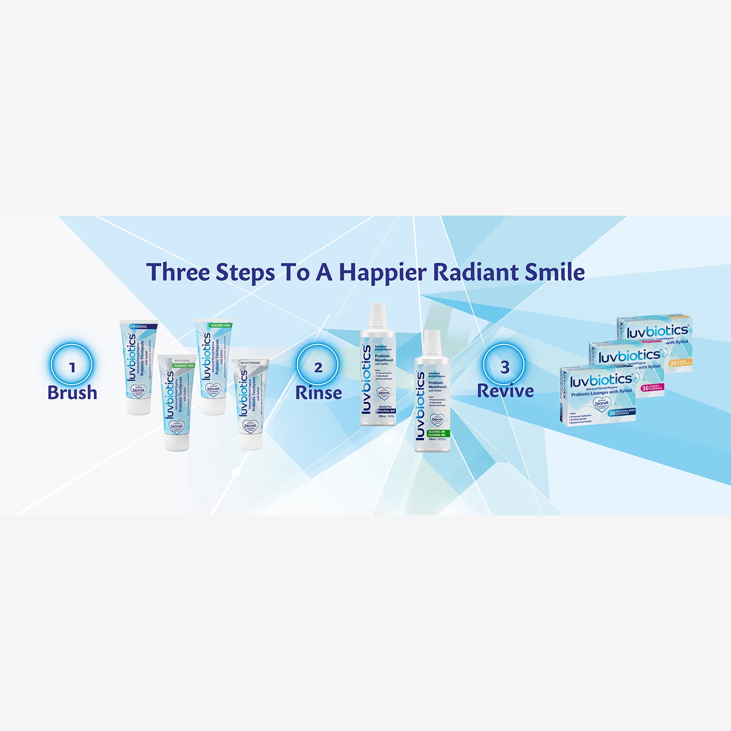Luvbiotics probiotic fluoride free toothpaste (British brand)