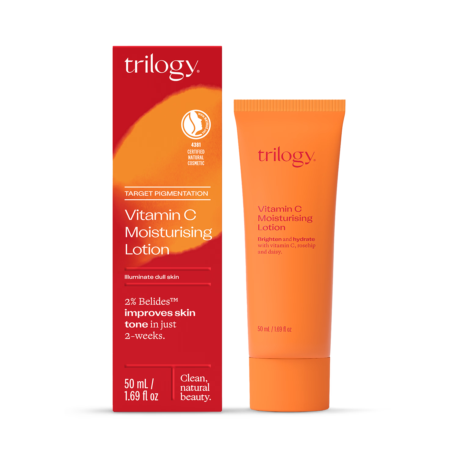 Brightening Vitamin C Face Moisturiser with Rosehip 50ml