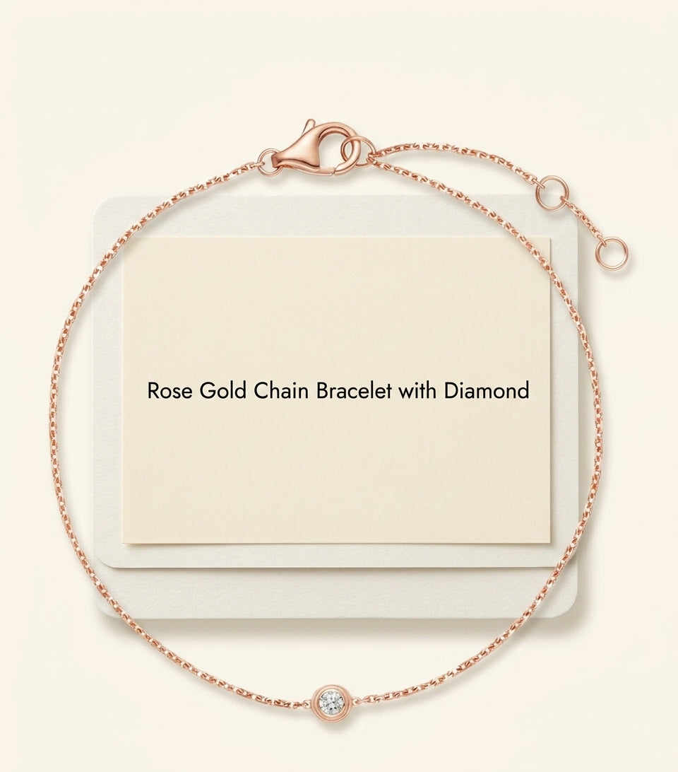 Cartier d'Amour bracelet in rose gold with diamond, imported from the UK