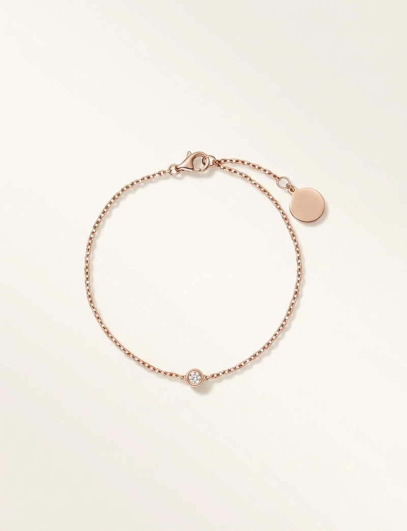 Cartier d'Amour extra-small rose-gold diamond bracelet, imported from the UK