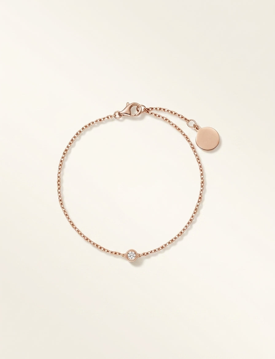 Cartier d'Amour extra-small rose-gold diamond bracelet, imported from the UK