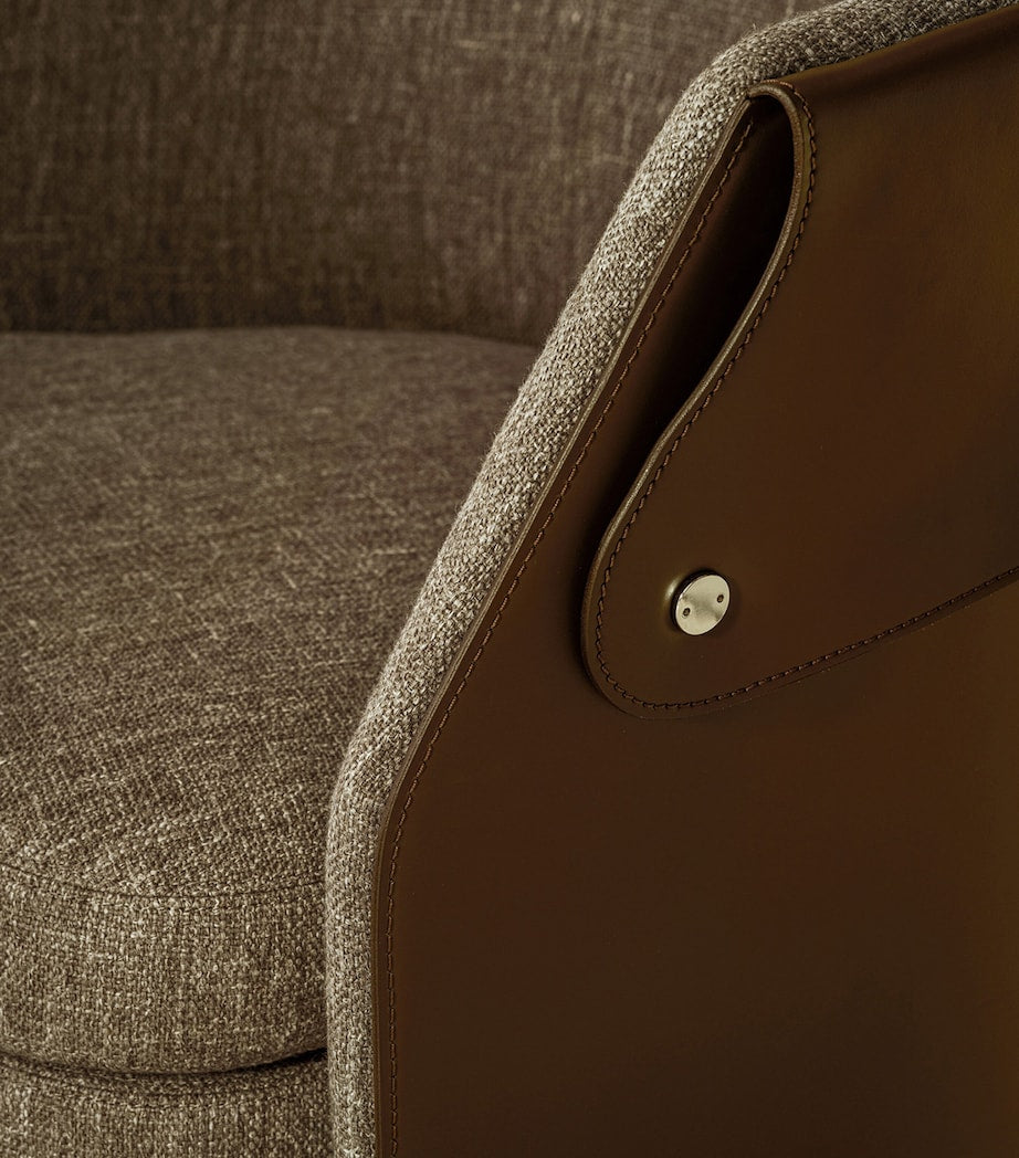 Flexform Ozzy swivelling dining chair 60cm x 55cm, UK version