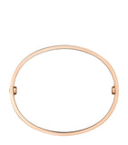 Cartier LOVE bracelet rose gold 4-diamond 6.1mm, UK version
