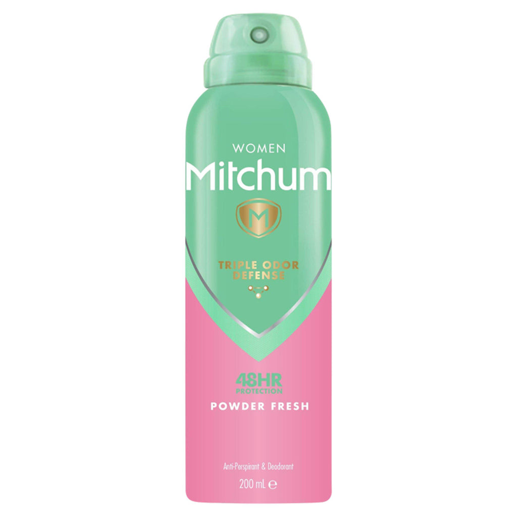 Mitchum Women Triple Odor Defense Protection Powder Fresh Anti-Perspirant & Deodorant 200ml