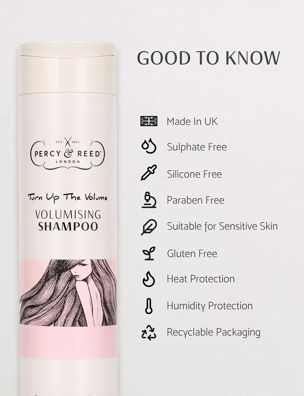 Turn Up The Volume Volumising Shampoo 250ml Haircare & Styling M&S   