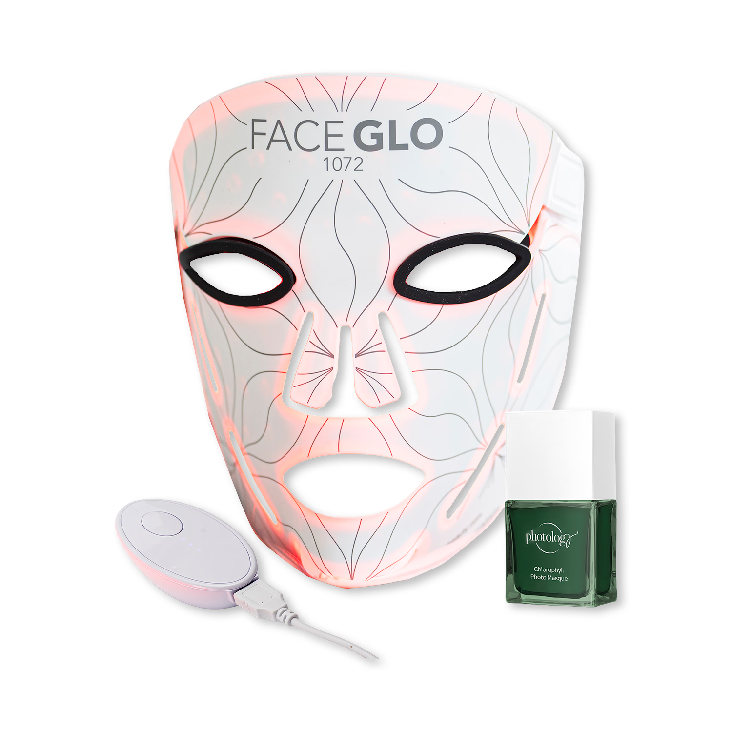 Rio FaceGLO triple wavelength LED face mask - British product