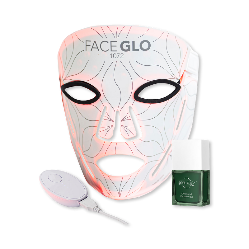 Rio FaceGLO triple wavelength LED face mask - British product