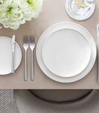 Villeroy & Boch porcelain Afina flat plates set of 6, 27cm diameter (British brand)