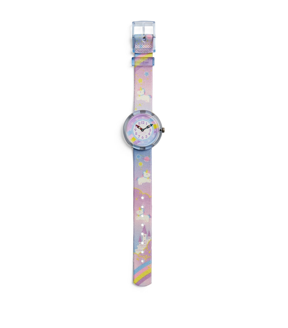 Flik Flak Cuddly Unicorn watch 31.85mm (British brand)