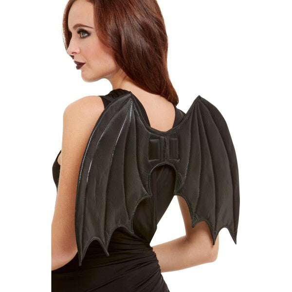 Smiffys black bat wings 50cm costume accessory - British product