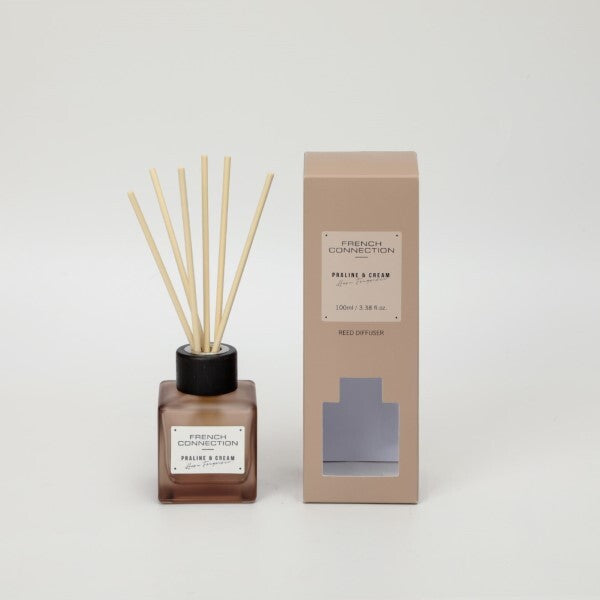 French Connection praline & cream reed diffuser 100ml - British product
