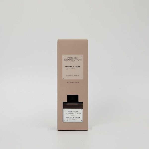 French Connection praline & cream reed diffuser 100ml - British product