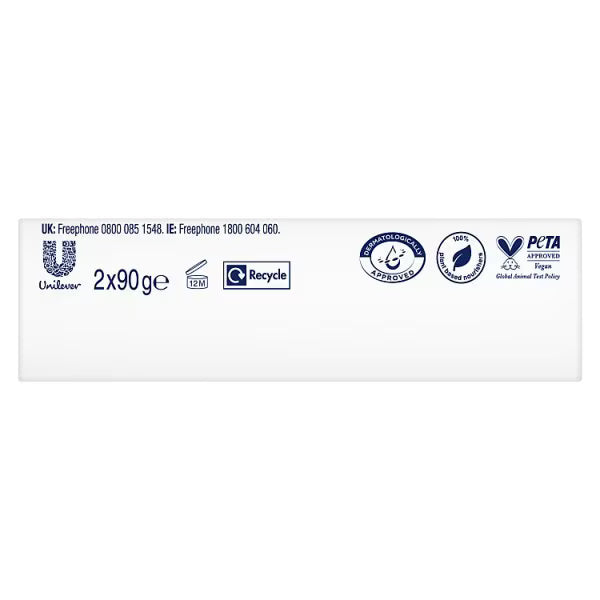 Dove Pink Beauty Bar 2 x 90g Pack - British product
