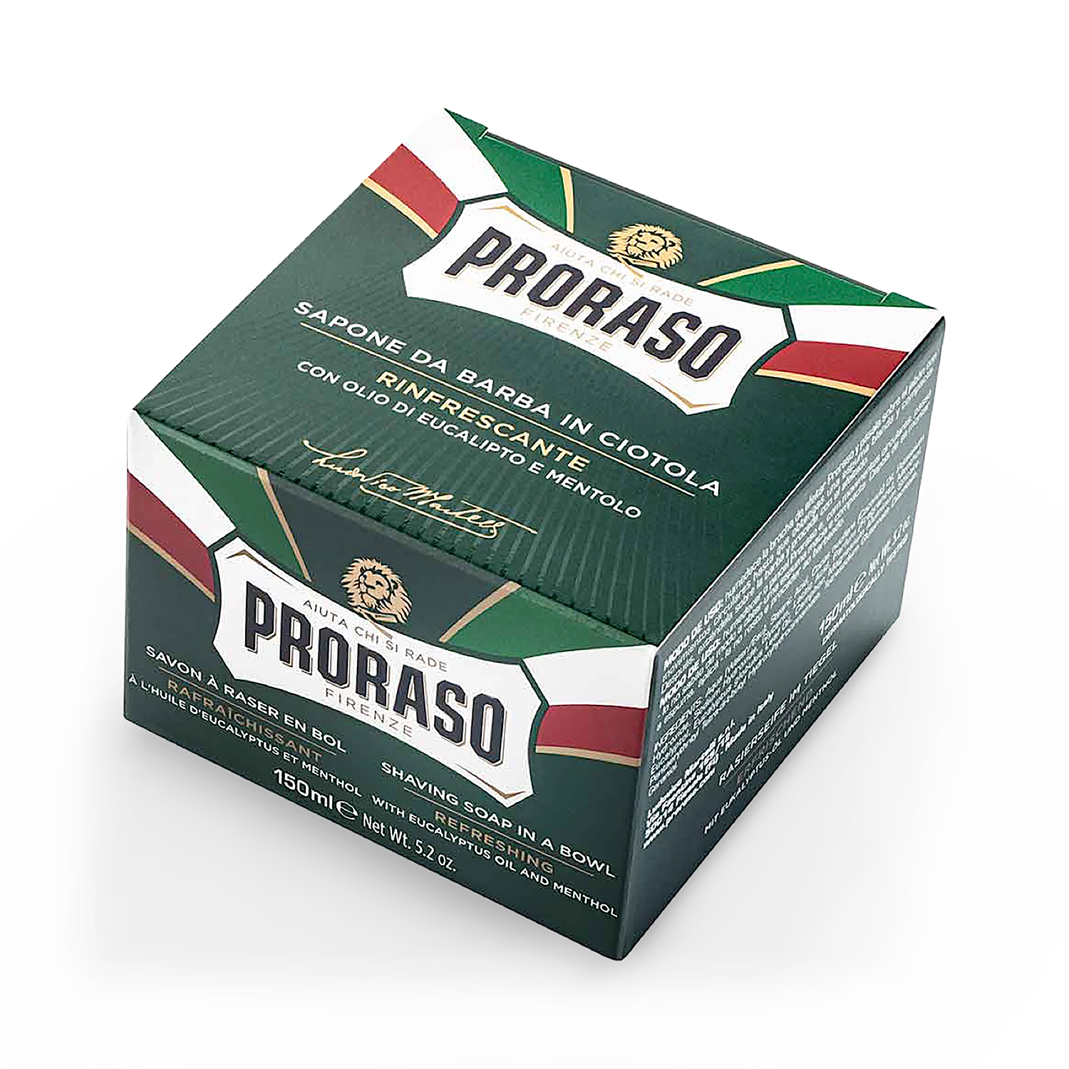 Proraso shaving soap refreshing 150ml, imported from the UK