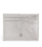 Harrods metallic leather card holder with logo engraving, UK version