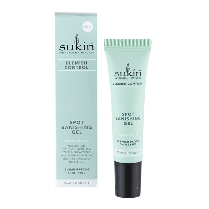 Sukin Blemish Control Spot Banishing Gel 15ml