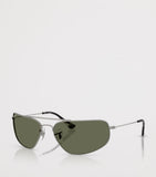 نظارات شمسية مستطيلة Ray-Ban بإطار معدني - منتج بريطاني