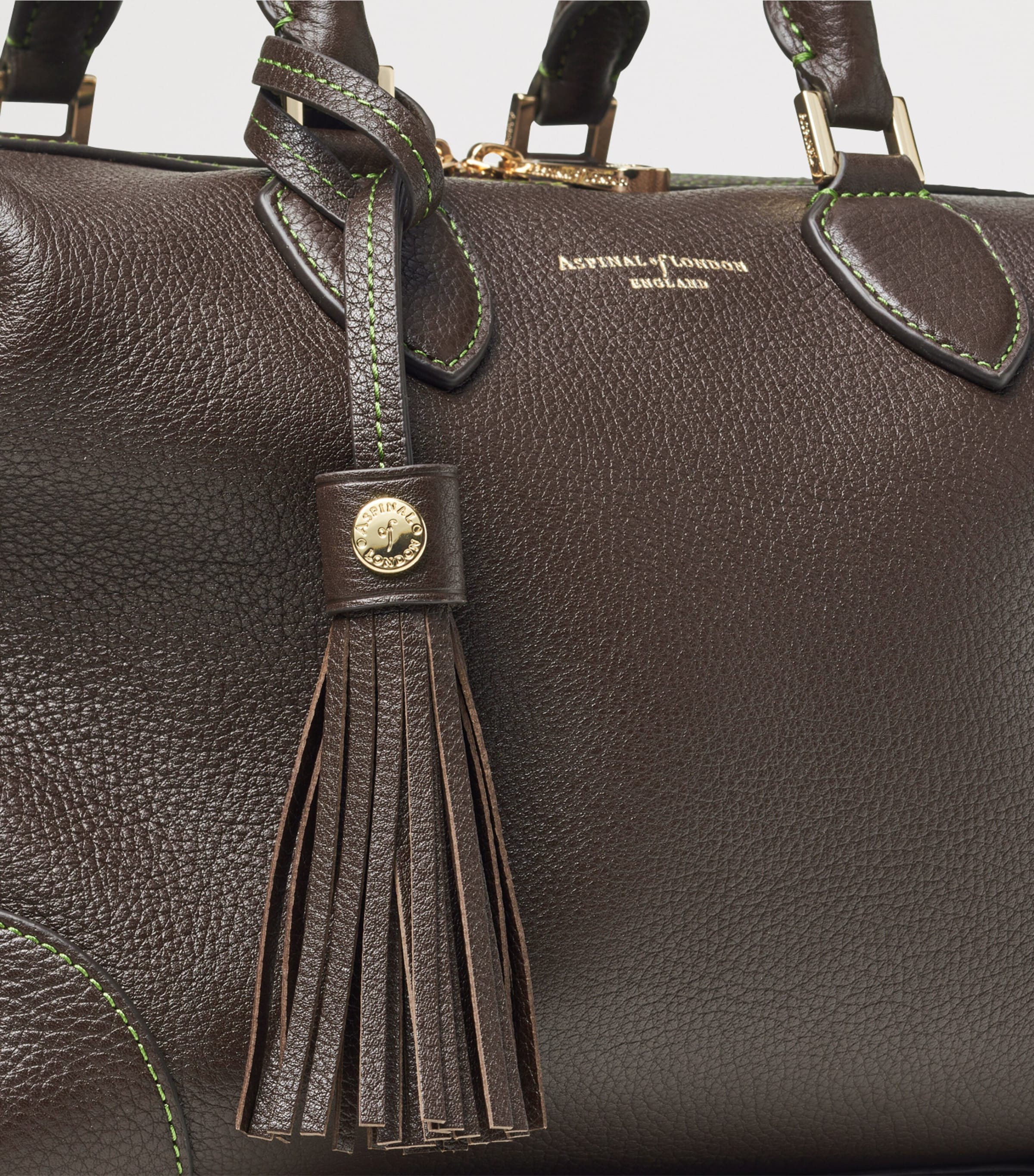 Aspinal of London leather bowling bag midi, UK version