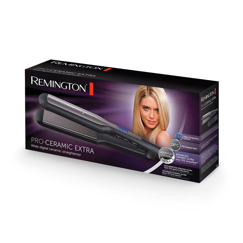Remington hair straightener S5525 with extra wide plates (British brand)