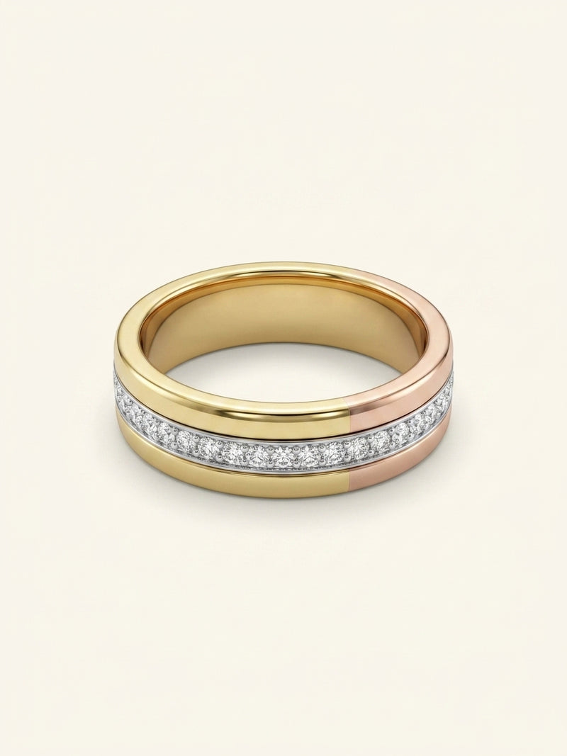 Cartier Trinity ring 18ct gold 1.54ct diamond - British product